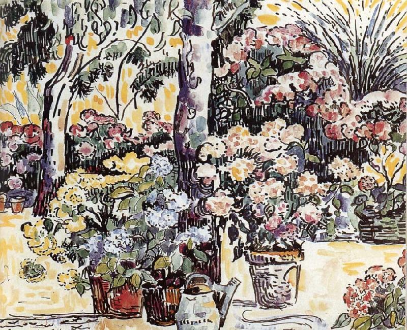 Paul Signac Artist-s Garden oil painting image